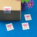 300PCS Rose Red Adhesive Sticker Labels for Jewelry/Box/Bag