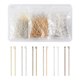 300Pcs Eye Pins & Head Pins for Jewelry Making
