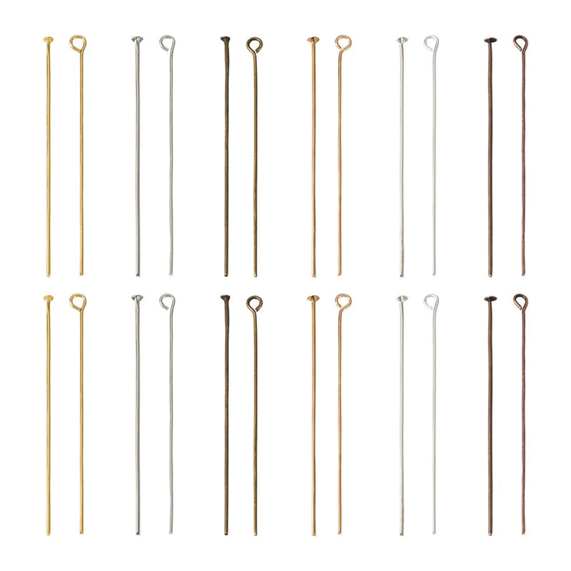300Pcs Eye Pins & Head Pins for Jewelry Making