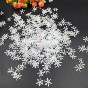 300Pcs Snowflake Window Sticker Christmas Decorations