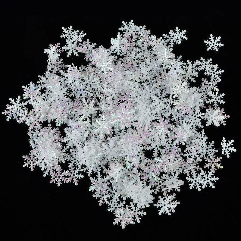 300Pcs Snowflake Window Sticker Christmas Decorations