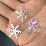 300Pcs Snowflake Window Sticker Christmas Decorations