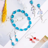 300Pcs/Box 8x12mm Glass Crystal Teardrop Beads for Jewelry Making