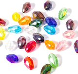 300Pcs/Box 8x12mm Glass Crystal Teardrop Beads for Jewelry Making