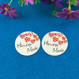 300Pcs Hand With Love Heart Sticker Labels for Jewelry Boxes Decorations