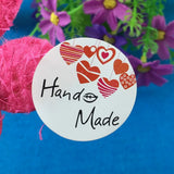 300Pcs Hand With Love Heart Sticker Labels for Jewelry Boxes Decorations