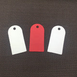 300Pcs/Lot 4x2cm Multi-color Gift Packaging Hang Label Blank Paper Note