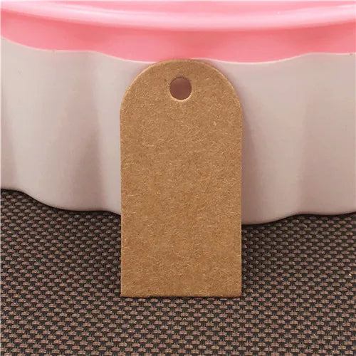 300Pcs/Lot 4x2cm Multi-color Gift Packaging Hang Label Blank Paper Note