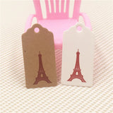 300Pcs/Lot 4x2cm Multi-color Gift Packaging Hang Label Blank Paper Note