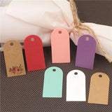 300Pcs/Lot 4x2cm Multi-color Gift Packaging Hang Label Blank Paper Note