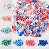 300Pcs Wooden Beads for Jewelry Making Crafts Wood Necklace 10x4mm