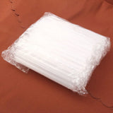 300Pcs Clear Plastic Smoothie Jumbo Straws for Bubble Tea Fruit Shakes