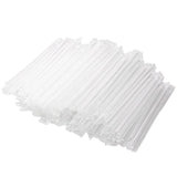 300Pcs Clear Plastic Smoothie Jumbo Straws for Bubble Tea Fruit Shakes