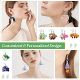 300Pcs Sublimation Blanks + 60Pcs Earring Supplies