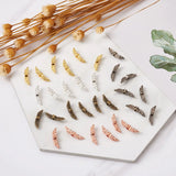 300Pcs Tibetan Style Alloy Beads Mixed Angel Wing Spacer Beads Charms