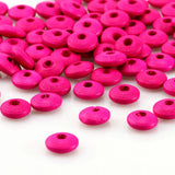 300pcs 10mm Wood Beads Colorful Round Spacer Beads for DIY Jewelry Making