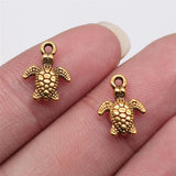 300pcs 10x13mm Sea Turtle Charm DIY Jewelry Findings
