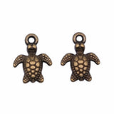 300pcs 10x13mm Sea Turtle Charm DIY Jewelry Findings