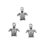 300pcs 10x13mm Sea Turtle Charm DIY Jewelry Findings