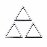 300pcs Antique Silver Triangle Charms for Jewelry Making DIY Findings