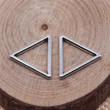 300pcs Antique Silver Triangle Charms for Jewelry Making DIY Findings