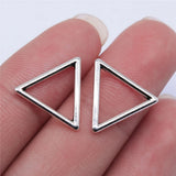 300pcs Antique Silver Triangle Charms for Jewelry Making DIY Findings
