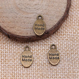 300pcs Double Sided Hand Charm - Antique Bronze Hand Charm