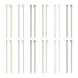 300pcs 50mm Iron Eye Pins for DIY Jewelry Making Earrings