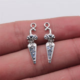 300pcs 7x26mm Umbrella Charm Pendant DIY Jewelry Findings