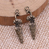 300pcs 7x26mm Umbrella Charm Pendant DIY Jewelry Findings