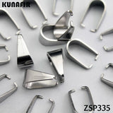 300pcs 8mm Melon Seeds Stainless Steel Hook Pendant Jewelry DIY Parts