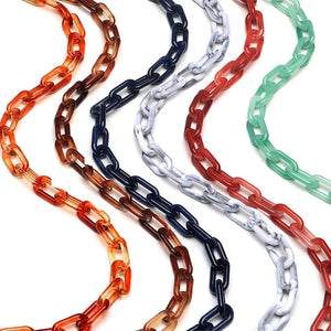 300pcs Acrylic Link Chain Beads for DIY Bracelet Necklace