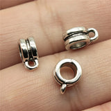 300pcs Charm Clip Clasp Bail Beads 9x7x4mm