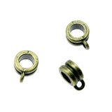 300pcs Charm Clip Clasp Bail Beads 9x7x4mm