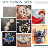 300pcs Large Hole ABS Pearl Beads for Jewelry Making DIY