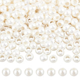 300pcs Large Hole ABS Pearl Beads for Jewelry Making DIY