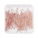 300pcs Brass Flat Head Pins Rose Ball Head Flat Head Pins Jewelry DIY