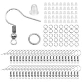 300pcs Earring Making Kit with Hooks, Jump Rings, Backs