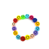300pcs Acrylic Smiley Beads for DIY Jewelry Making