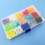 300pcs Acrylic Smiley Beads for DIY Jewelry Making