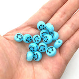 300pcs Acrylic Smiley Beads for DIY Jewelry Making