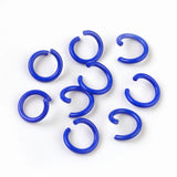 300pcs Open Single Jump Rings & Split Rings for DIY Jewelry Making, 8~8.5x1mm