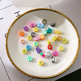 300pcs Polymer Clay Spacer Beads Mixed Styles for Jewelry Making DIY