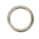300pcs 10mm Round Circle DIY Jewellery Accessories Vintage Silver Metal