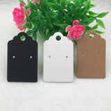 300pcs Kraftpaper Earring Packaging Card Jewelry Holder Display