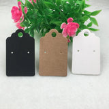 300pcs Kraftpaper Earring Packaging Card Jewelry Holder Display