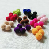 300pcs Velvet Beads Jewelry Making Choker Necklace Tassel Charms DIY
