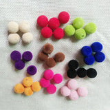 300pcs Velvet Beads Jewelry Making Choker Necklace Tassel Charms DIY