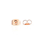 300pcs Stainless Steel Earring Backs Butterfly Ear Stud Care Cap