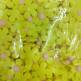 300pcs 22mm Acrylic Flower Sticker Beads for Jewelry Making